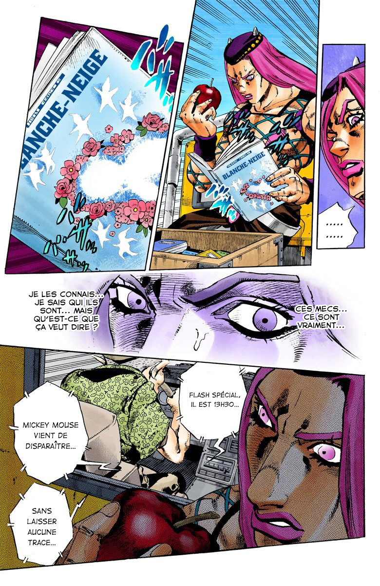 Read JoJo's Bizarre Adventure Part 6 Stone Ocean Official Colored FR Manga Online