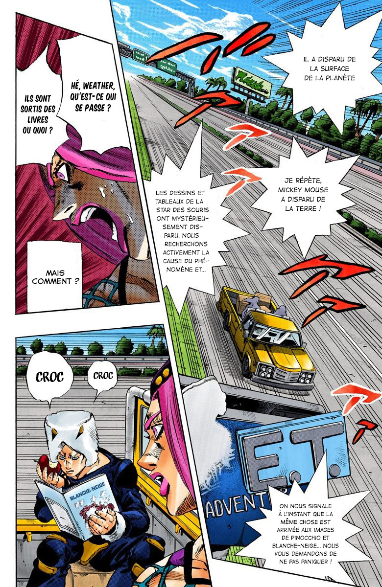 Read JoJo's Bizarre Adventure Part 6 Stone Ocean Official Colored FR Manga Online