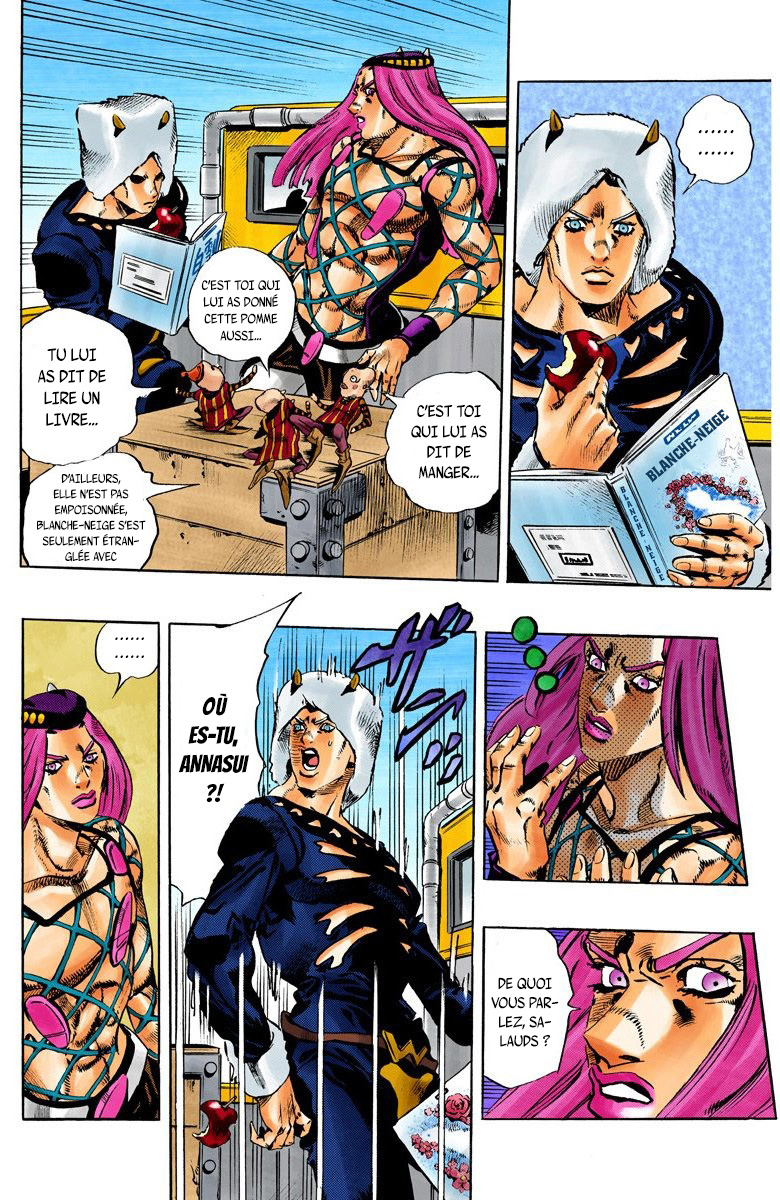 Read JoJo's Bizarre Adventure Part 6 Stone Ocean Official Colored FR Manga Online
