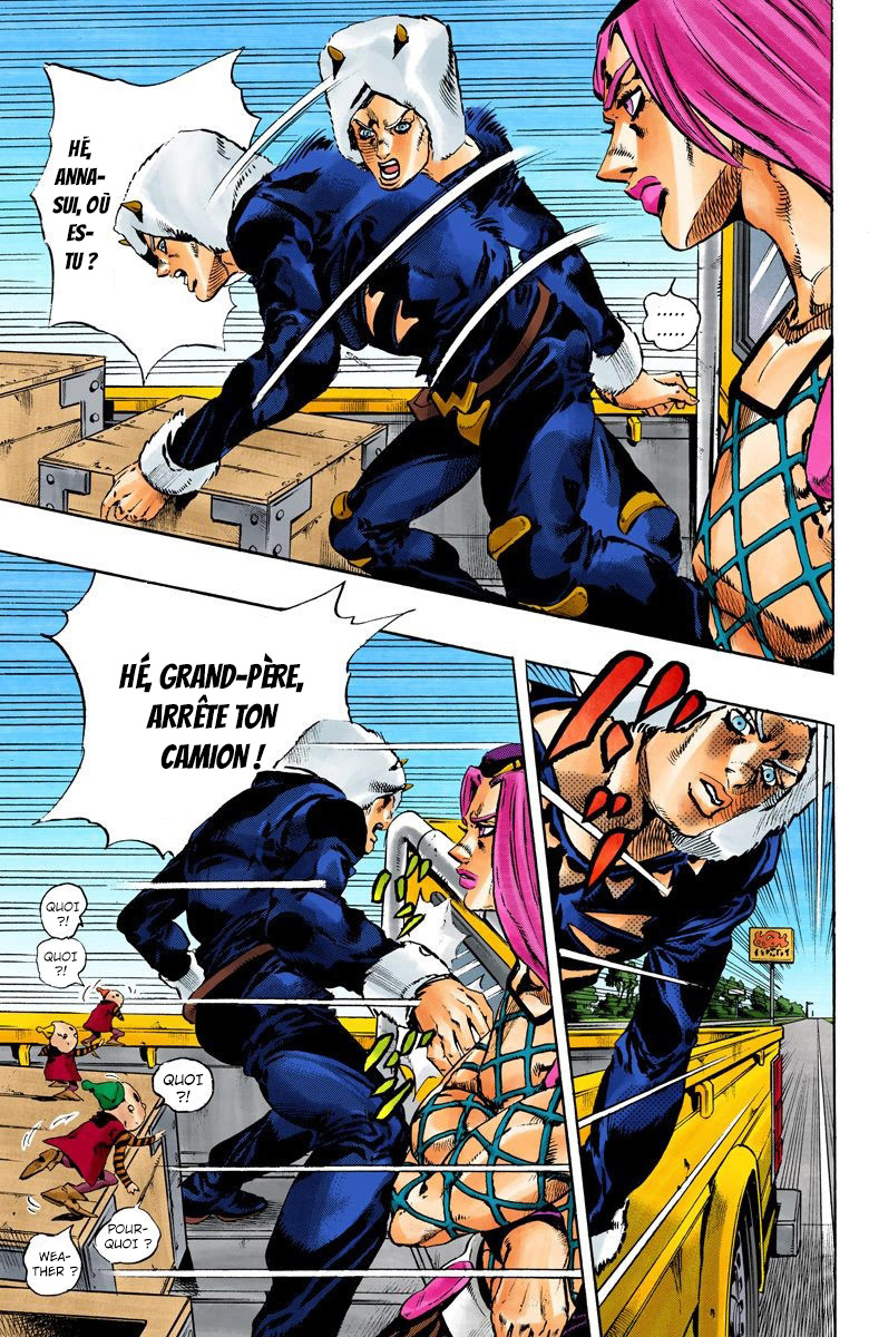 Read JoJo's Bizarre Adventure Part 6 Stone Ocean Official Colored FR Manga Online