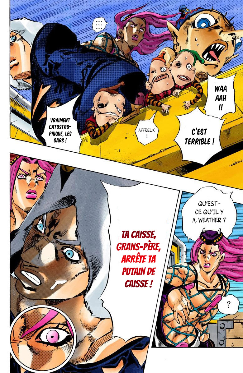 Read JoJo's Bizarre Adventure Part 6 Stone Ocean Official Colored FR Manga Online