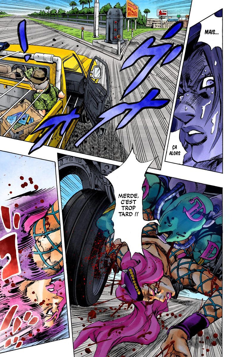 Read JoJo's Bizarre Adventure Part 6 Stone Ocean Official Colored FR Manga Online