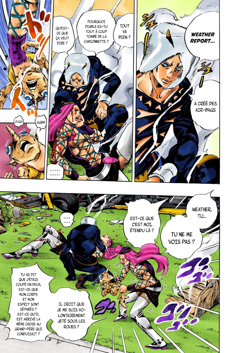 Read JoJo's Bizarre Adventure Part 6 Stone Ocean Official Colored FR Manga Online