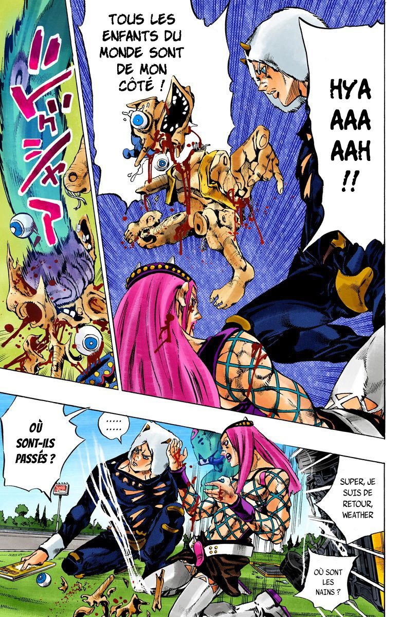 Read JoJo's Bizarre Adventure Part 6 Stone Ocean Official Colored FR Manga Online