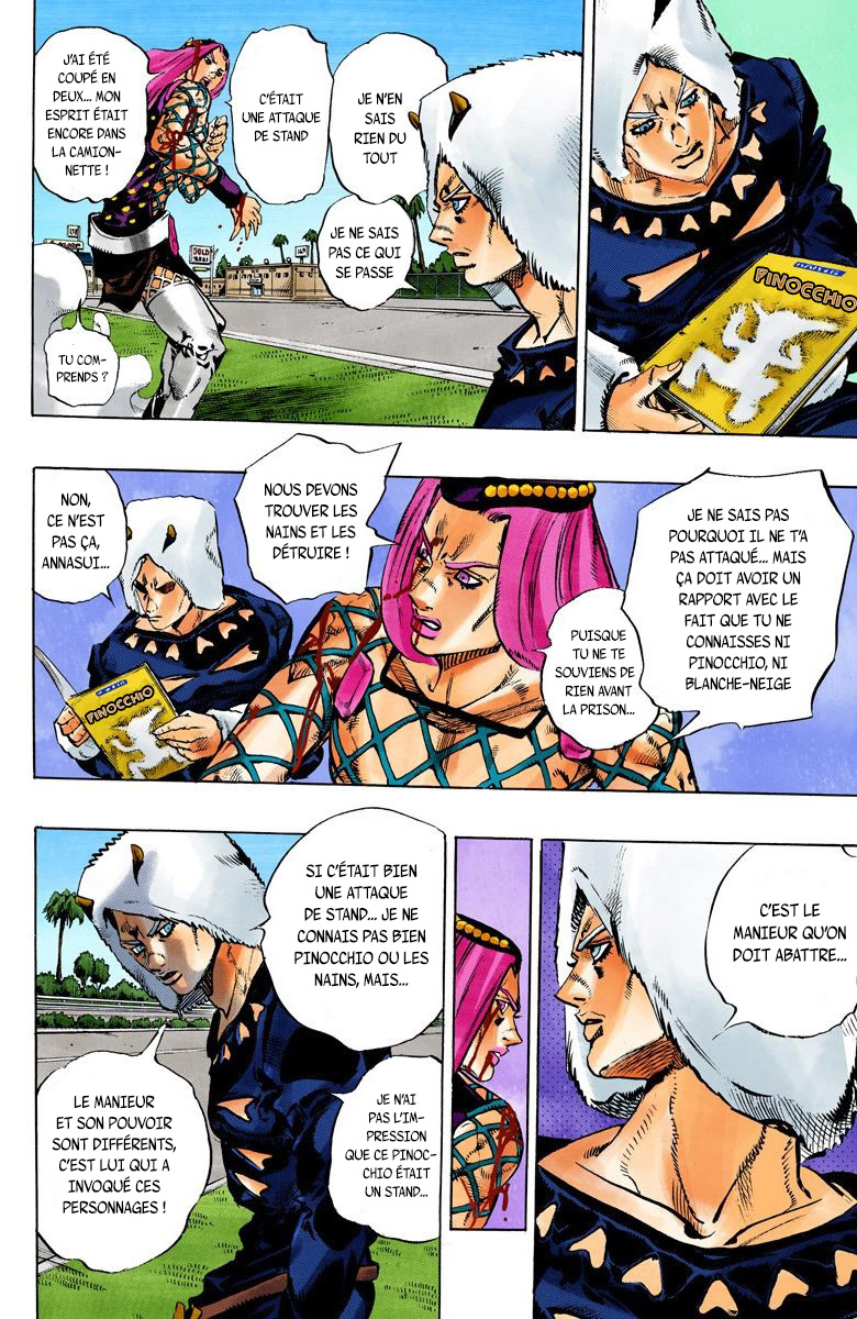 Read JoJo's Bizarre Adventure Part 6 Stone Ocean Official Colored FR Manga Online