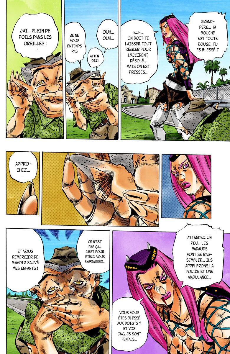 Read JoJo's Bizarre Adventure Part 6 Stone Ocean Official Colored FR Manga Online