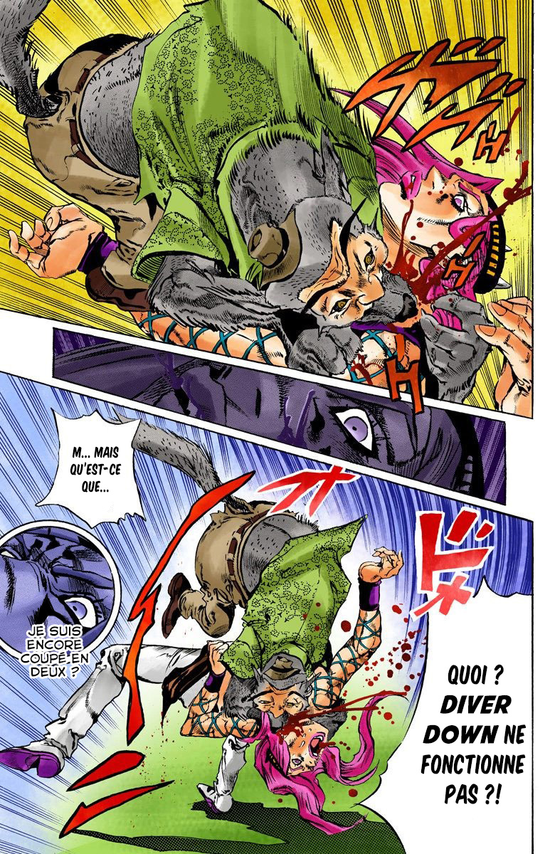 Read JoJo's Bizarre Adventure Part 6 Stone Ocean Official Colored FR Manga Online