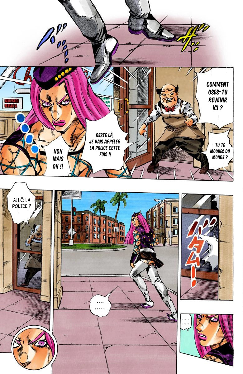 Read JoJo's Bizarre Adventure Part 6 Stone Ocean Official Colored FR Manga Online