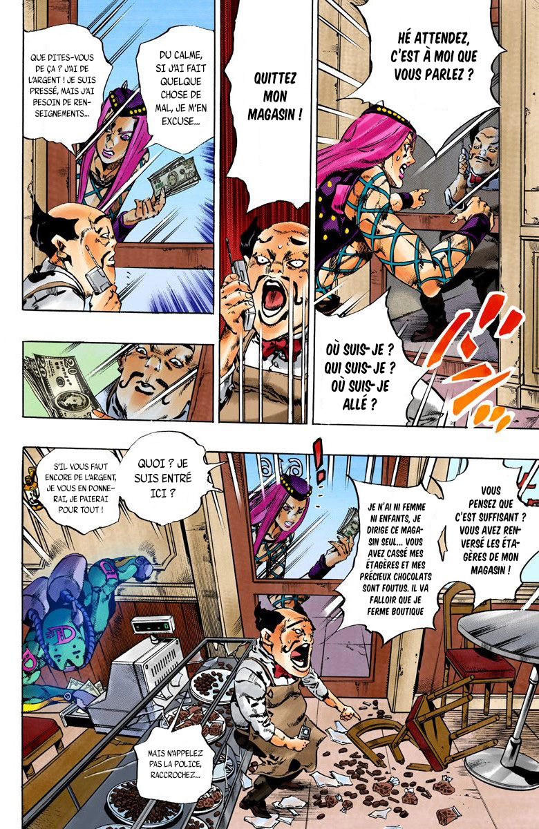 Read JoJo's Bizarre Adventure Part 6 Stone Ocean Official Colored FR Manga Online