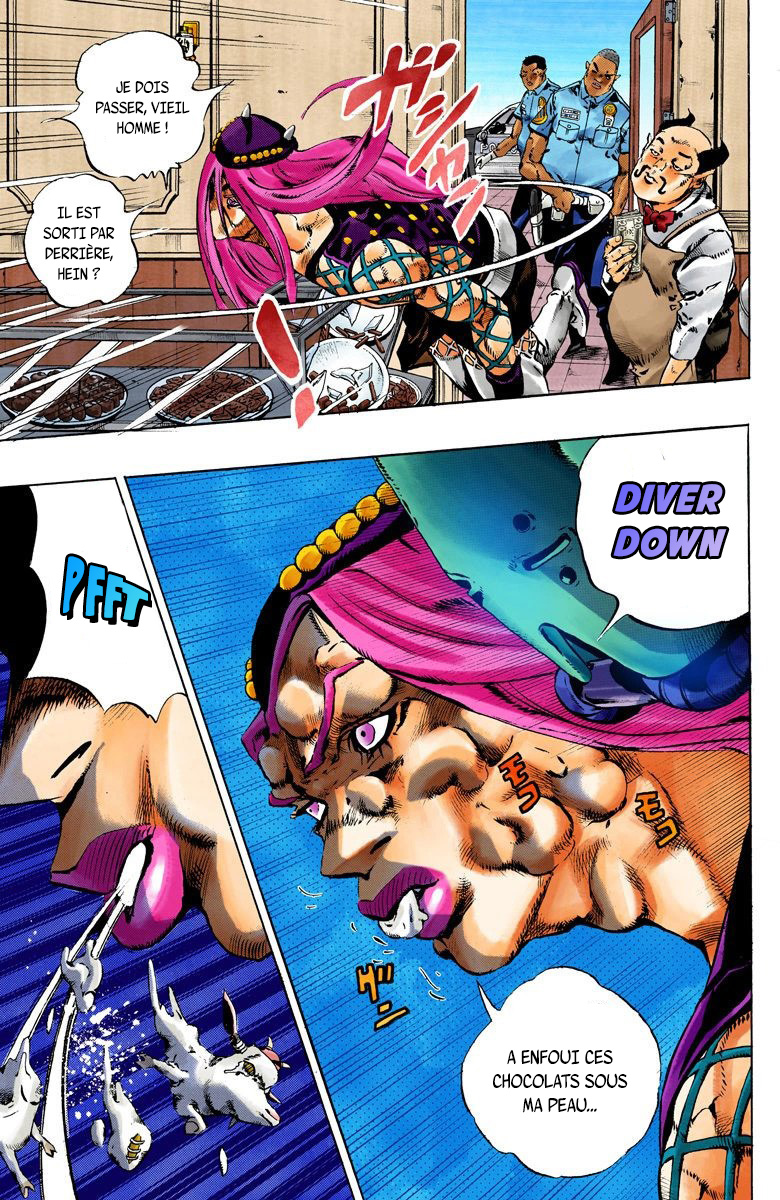 Read JoJo's Bizarre Adventure Part 6 Stone Ocean Official Colored FR Manga Online