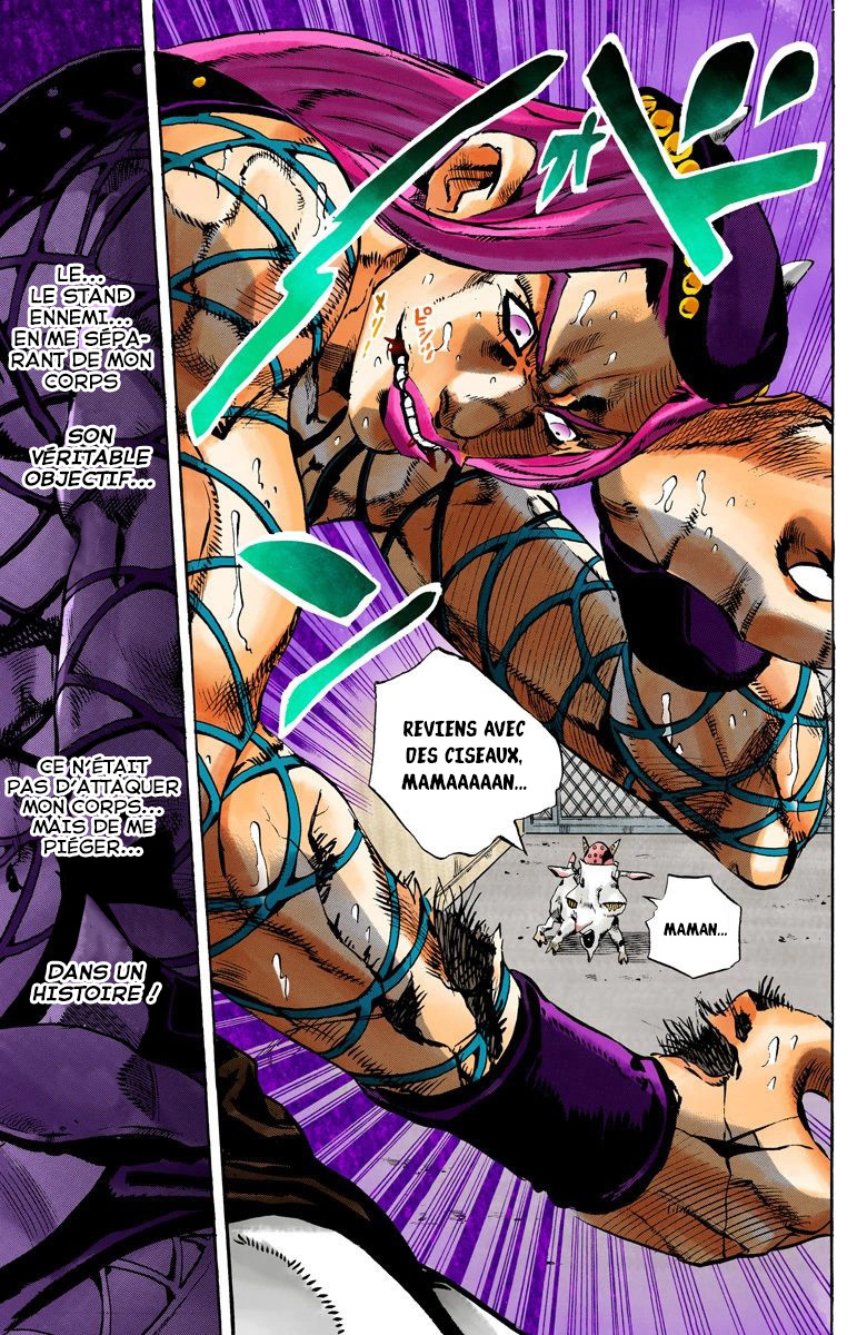 Read JoJo's Bizarre Adventure Part 6 Stone Ocean Official Colored FR Manga Online