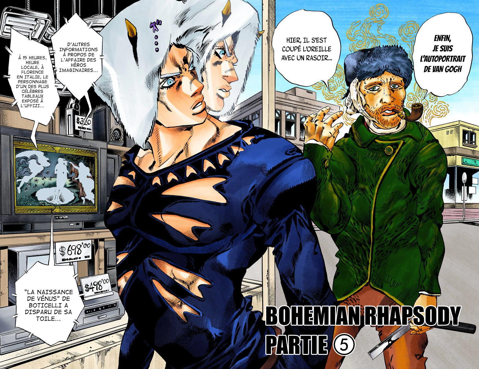 Read JoJo's Bizarre Adventure Part 6 Stone Ocean Official Colored FR Manga Online