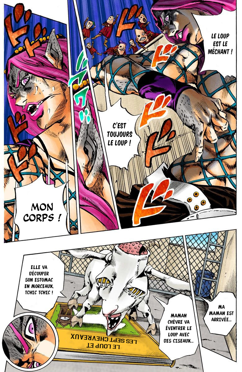 Read JoJo's Bizarre Adventure Part 6 Stone Ocean Official Colored FR Manga Online