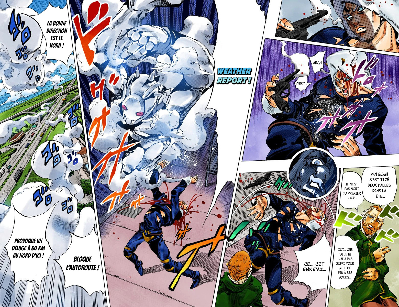 Read JoJo's Bizarre Adventure Part 6 Stone Ocean Official Colored FR Manga Online