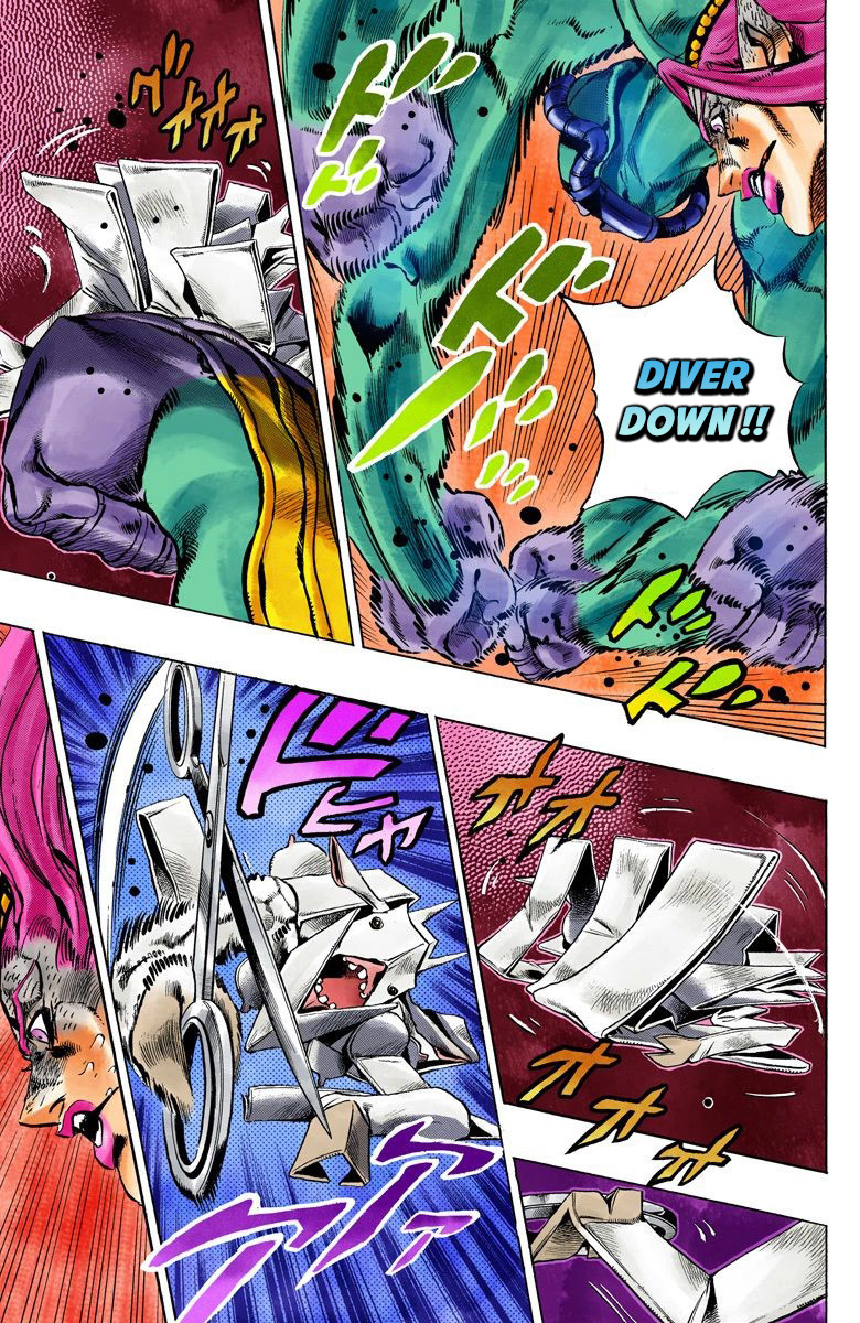 Read JoJo's Bizarre Adventure Part 6 Stone Ocean Official Colored FR Manga Online