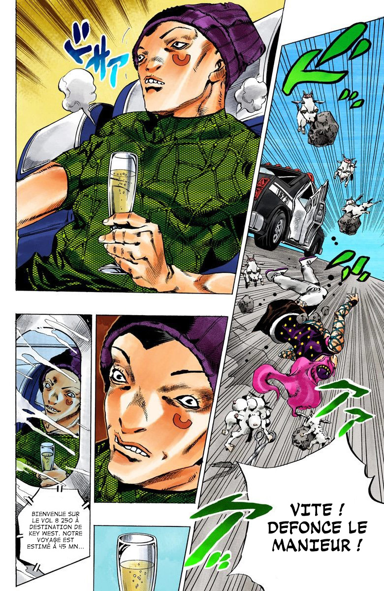 Read JoJo's Bizarre Adventure Part 6 Stone Ocean Official Colored FR Manga Online