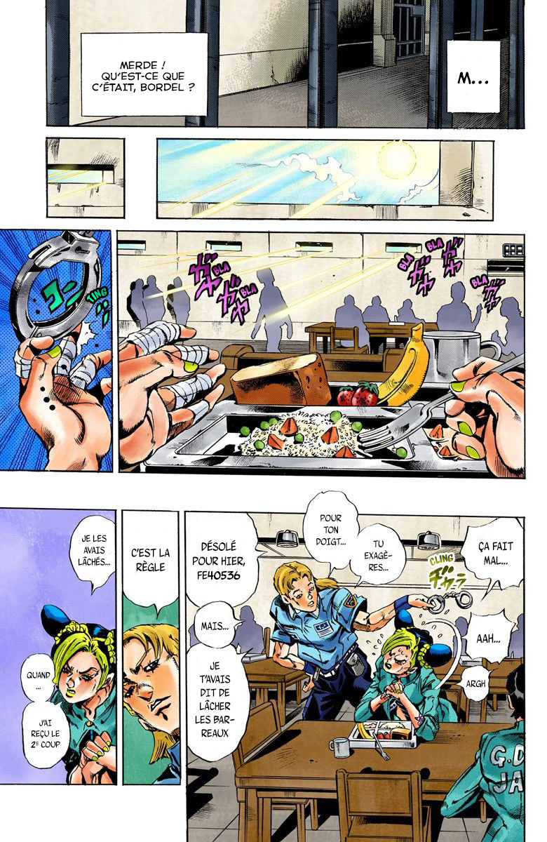 Read JoJo's Bizarre Adventure Part 6 Stone Ocean Official Colored FR Manga Online