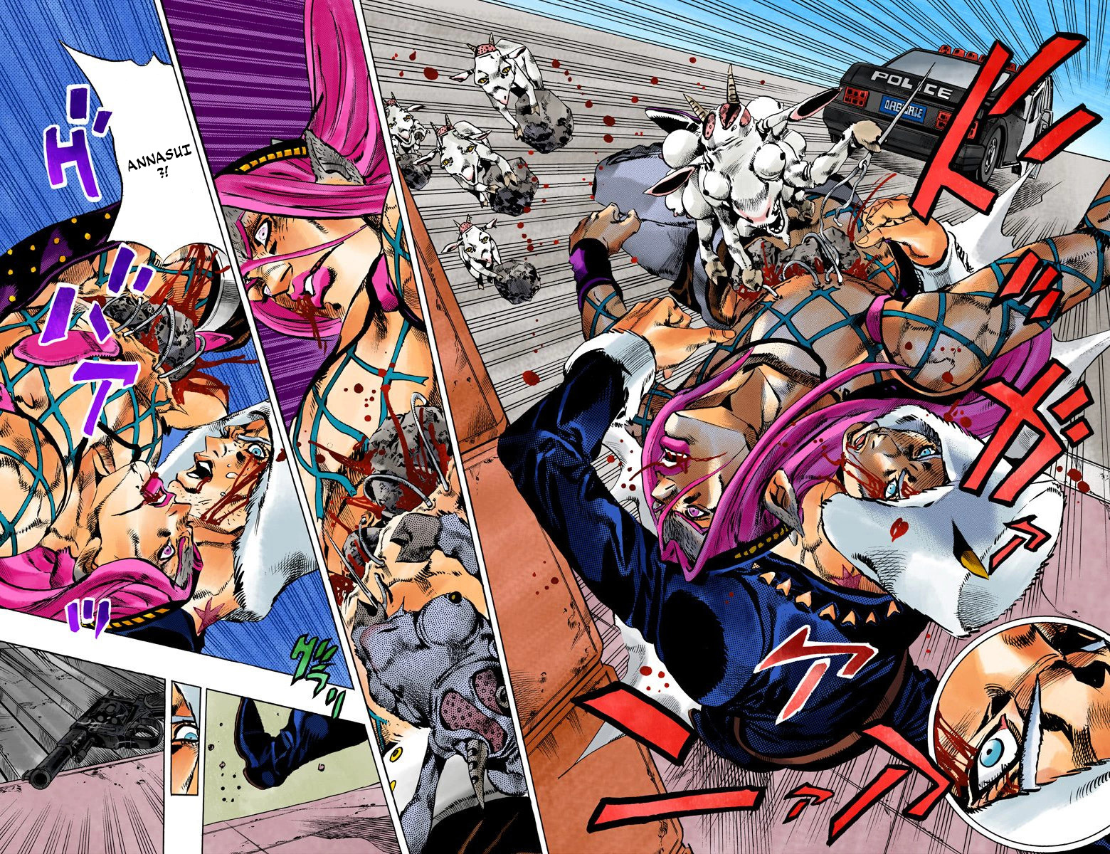 Read JoJo's Bizarre Adventure Part 6 Stone Ocean Official Colored FR Manga Online