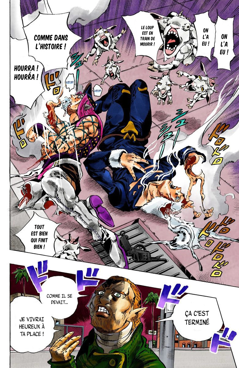 Read JoJo's Bizarre Adventure Part 6 Stone Ocean Official Colored FR Manga Online