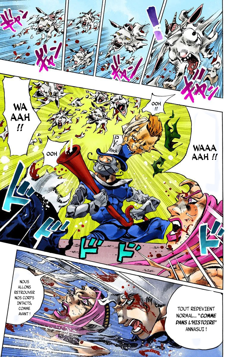 Read JoJo's Bizarre Adventure Part 6 Stone Ocean Official Colored FR Manga Online