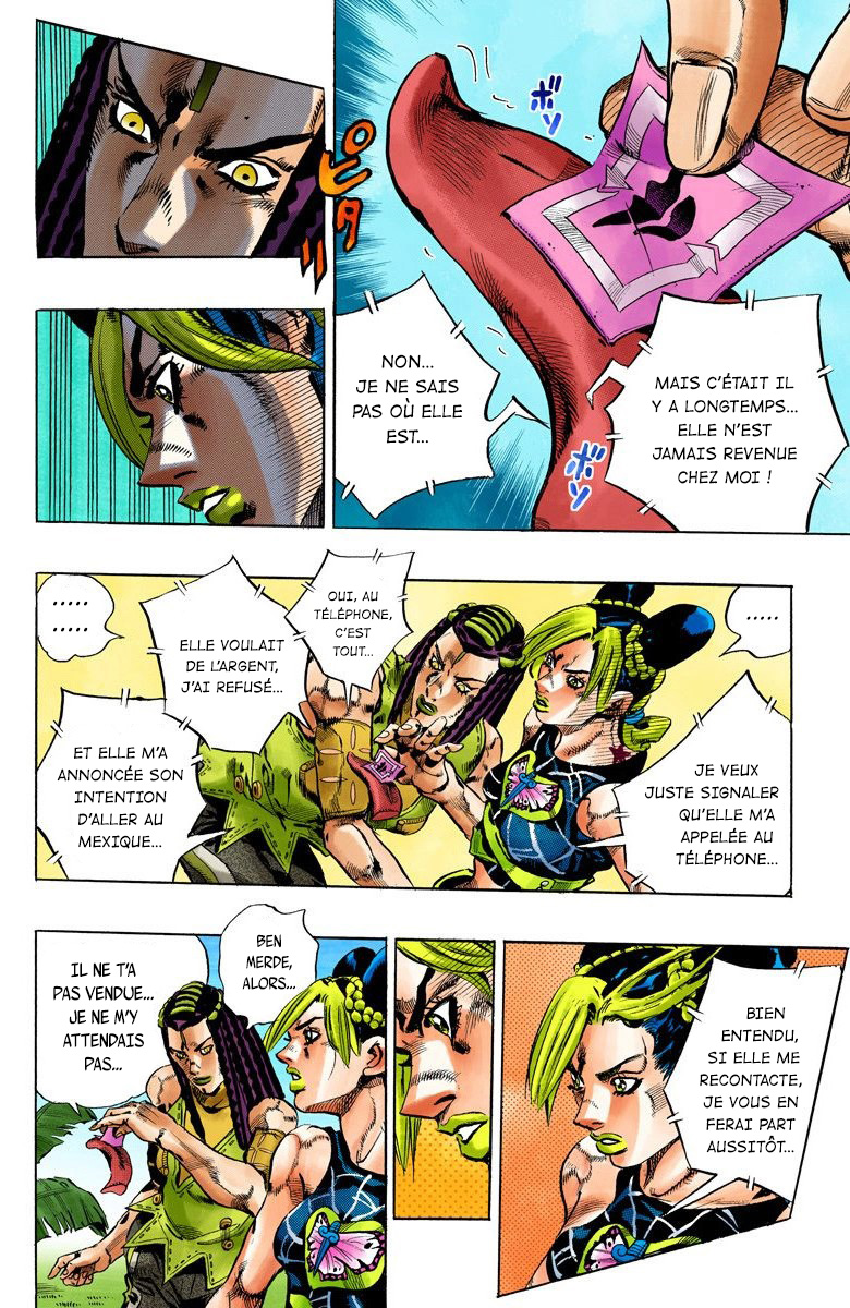 Read JoJo's Bizarre Adventure Part 6 Stone Ocean Official Colored FR Manga Online