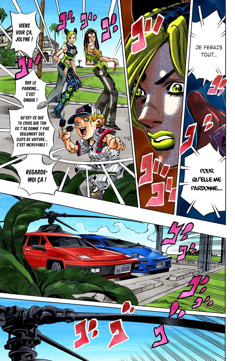 Read JoJo's Bizarre Adventure Part 6 Stone Ocean Official Colored FR Manga Online
