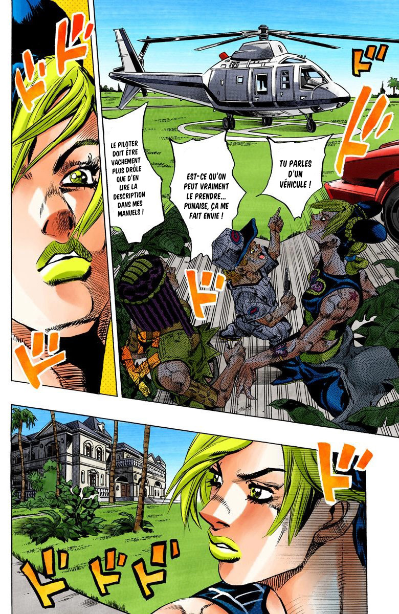 Read JoJo's Bizarre Adventure Part 6 Stone Ocean Official Colored FR Manga Online