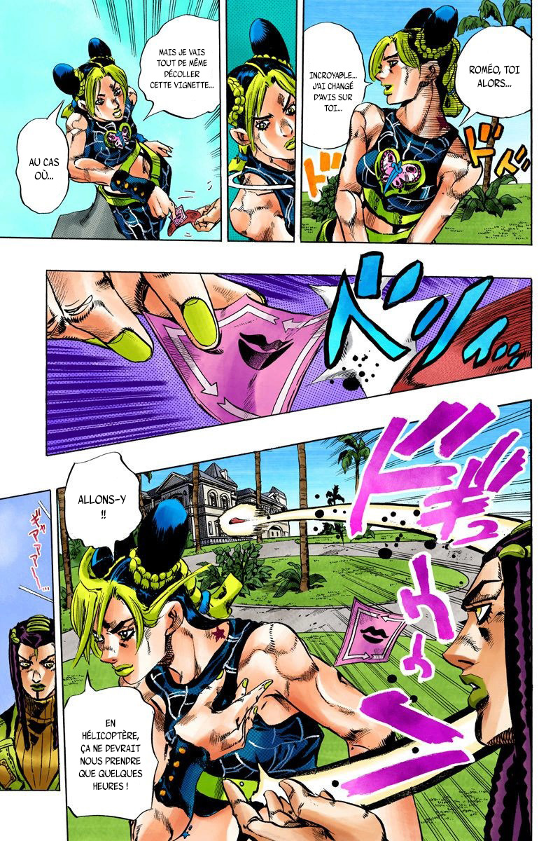Read JoJo's Bizarre Adventure Part 6 Stone Ocean Official Colored FR Manga Online