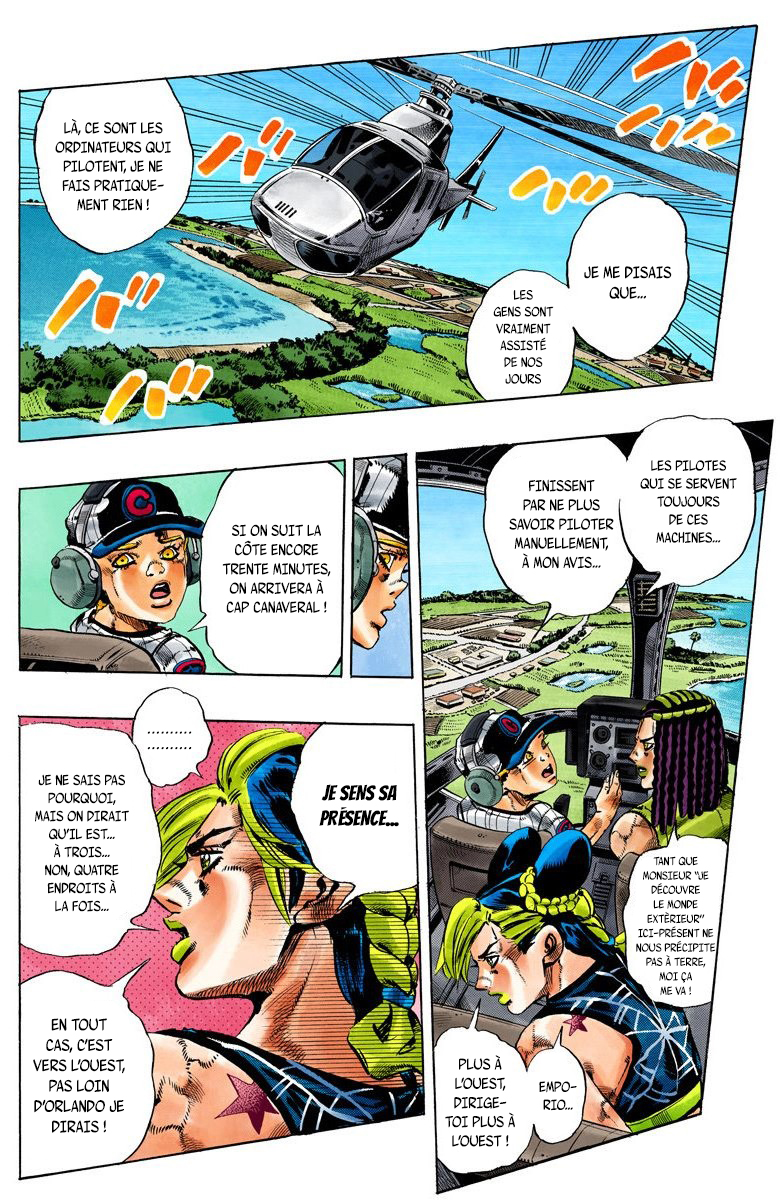 Read JoJo's Bizarre Adventure Part 6 Stone Ocean Official Colored FR Manga Online