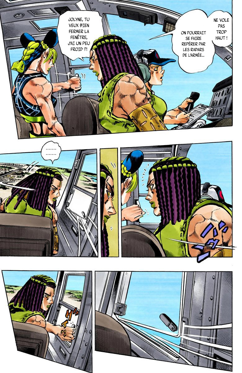 Read JoJo's Bizarre Adventure Part 6 Stone Ocean Official Colored FR Manga Online