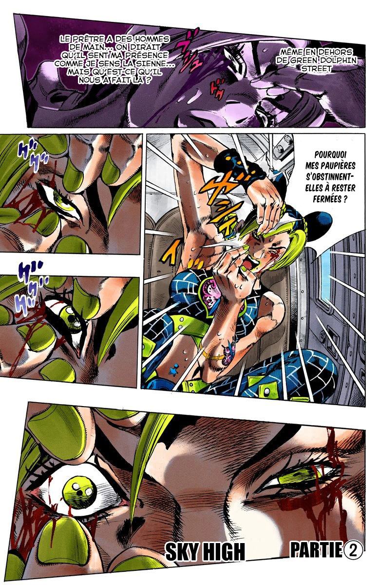 Read JoJo's Bizarre Adventure Part 6 Stone Ocean Official Colored FR Manga Online