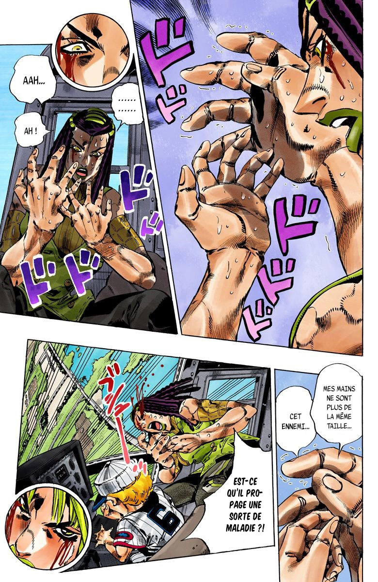 Read JoJo's Bizarre Adventure Part 6 Stone Ocean Official Colored FR Manga Online