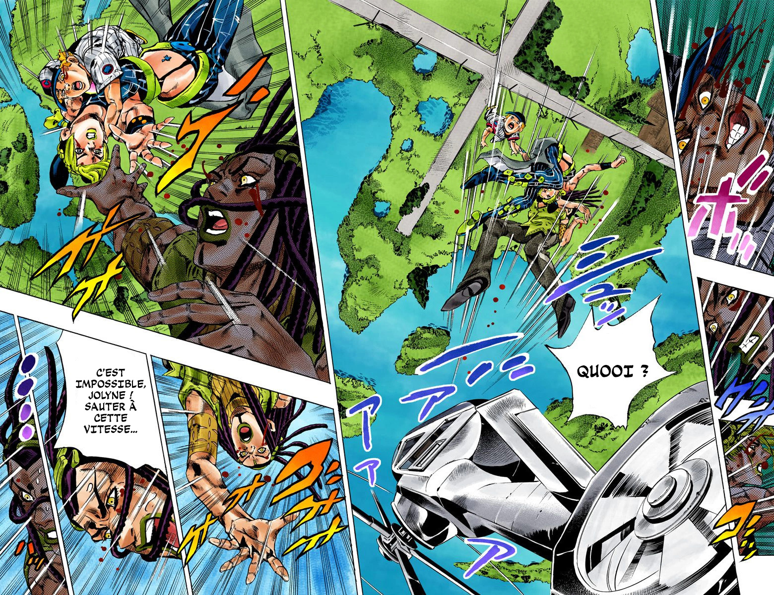 Read JoJo's Bizarre Adventure Part 6 Stone Ocean Official Colored FR Manga Online