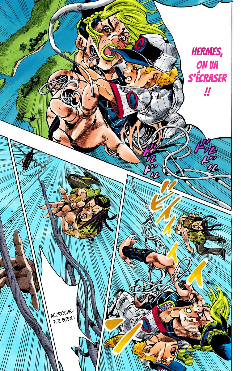 Read JoJo's Bizarre Adventure Part 6 Stone Ocean Official Colored FR Manga Online