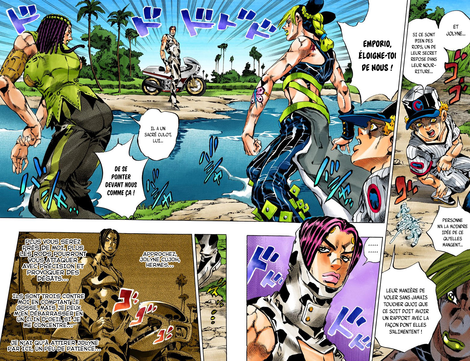 Read JoJo's Bizarre Adventure Part 6 Stone Ocean Official Colored FR Manga Online