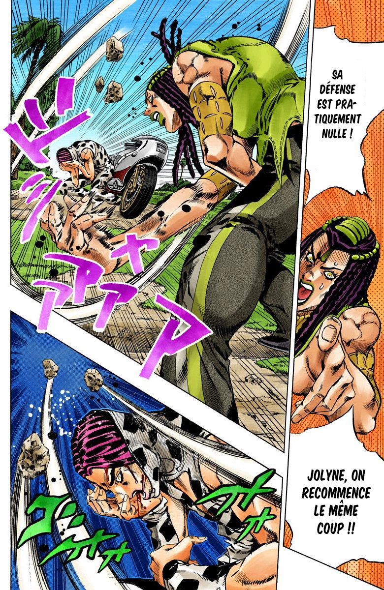 Read JoJo's Bizarre Adventure Part 6 Stone Ocean Official Colored FR Manga Online