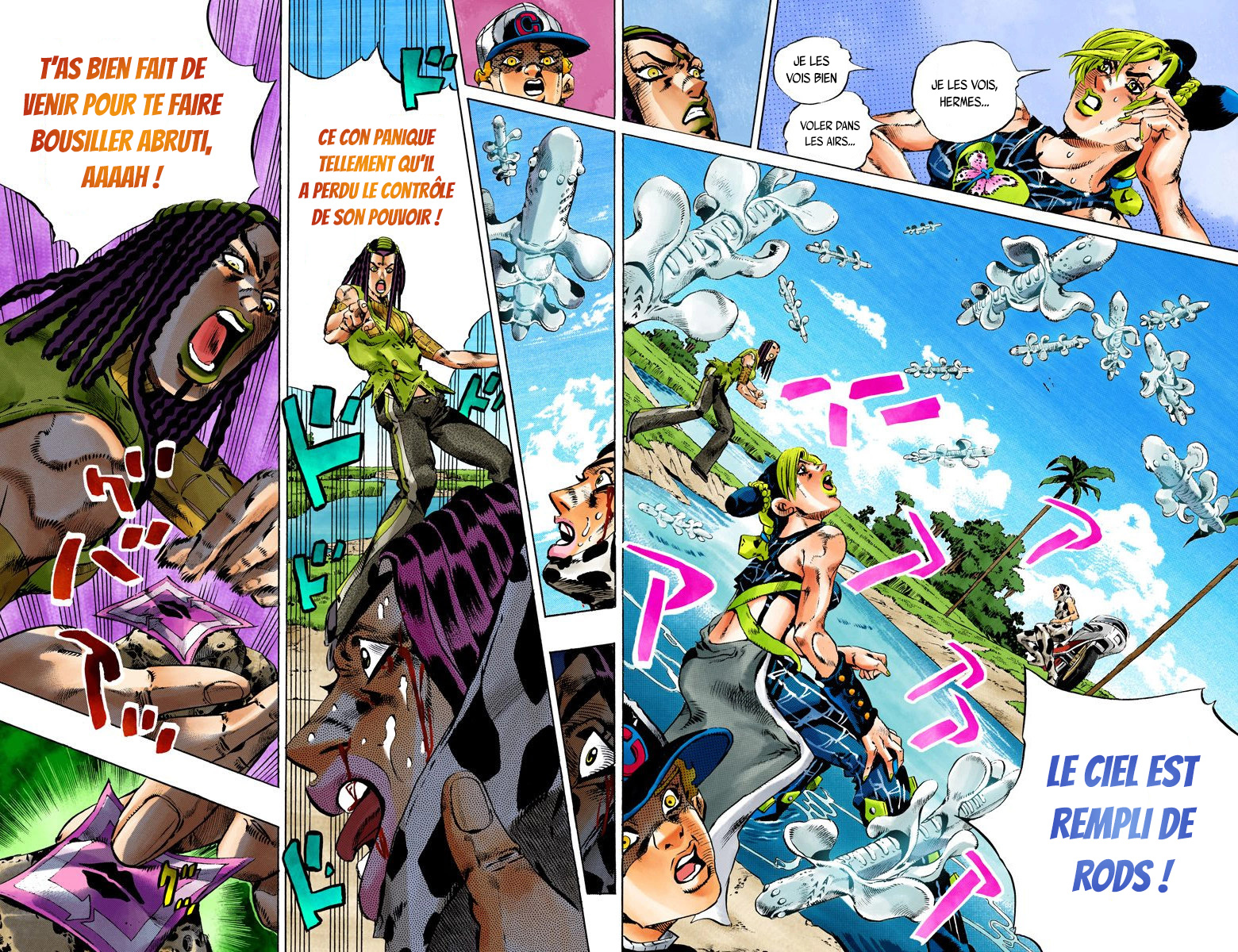 Read JoJo's Bizarre Adventure Part 6 Stone Ocean Official Colored FR Manga Online