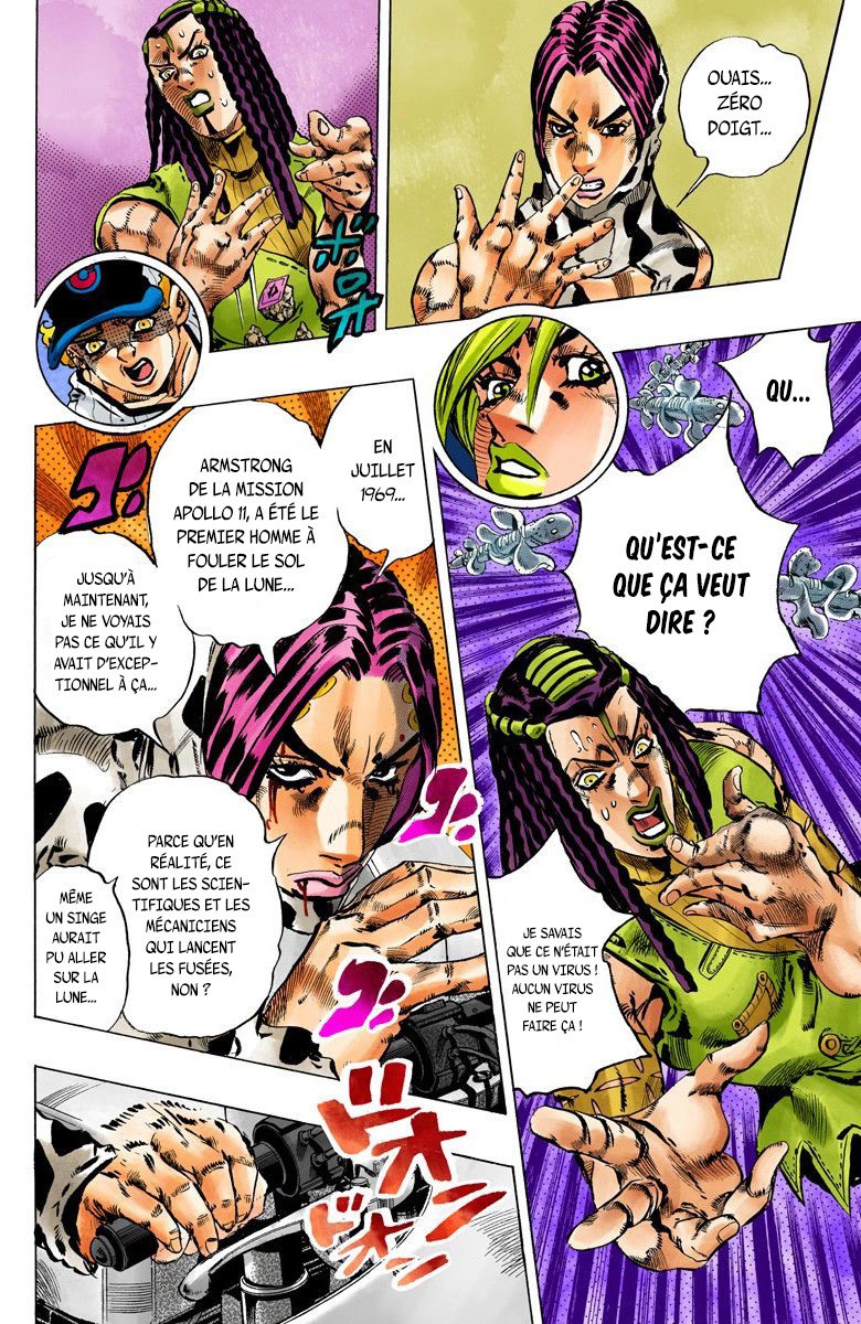 Read JoJo's Bizarre Adventure Part 6 Stone Ocean Official Colored FR Manga Online