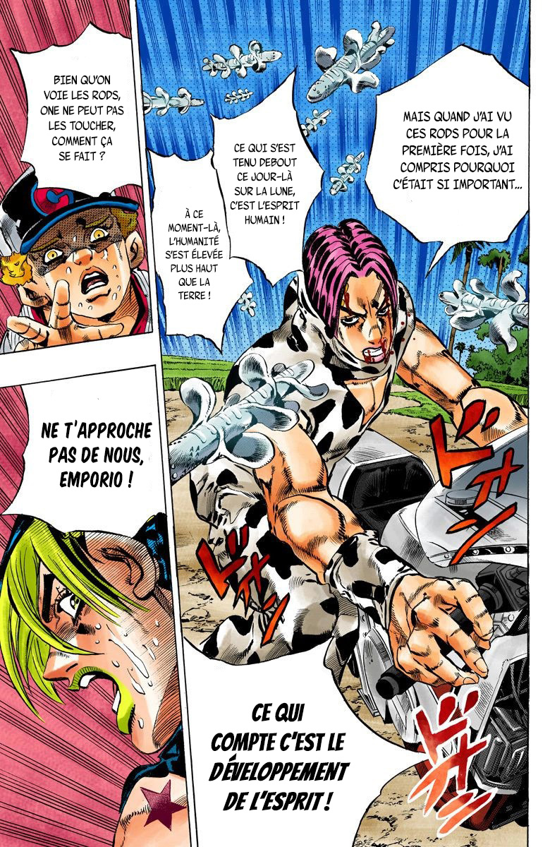 Read JoJo's Bizarre Adventure Part 6 Stone Ocean Official Colored FR Manga Online