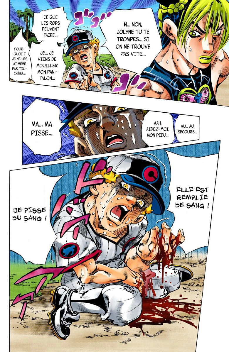 Read JoJo's Bizarre Adventure Part 6 Stone Ocean Official Colored FR Manga Online