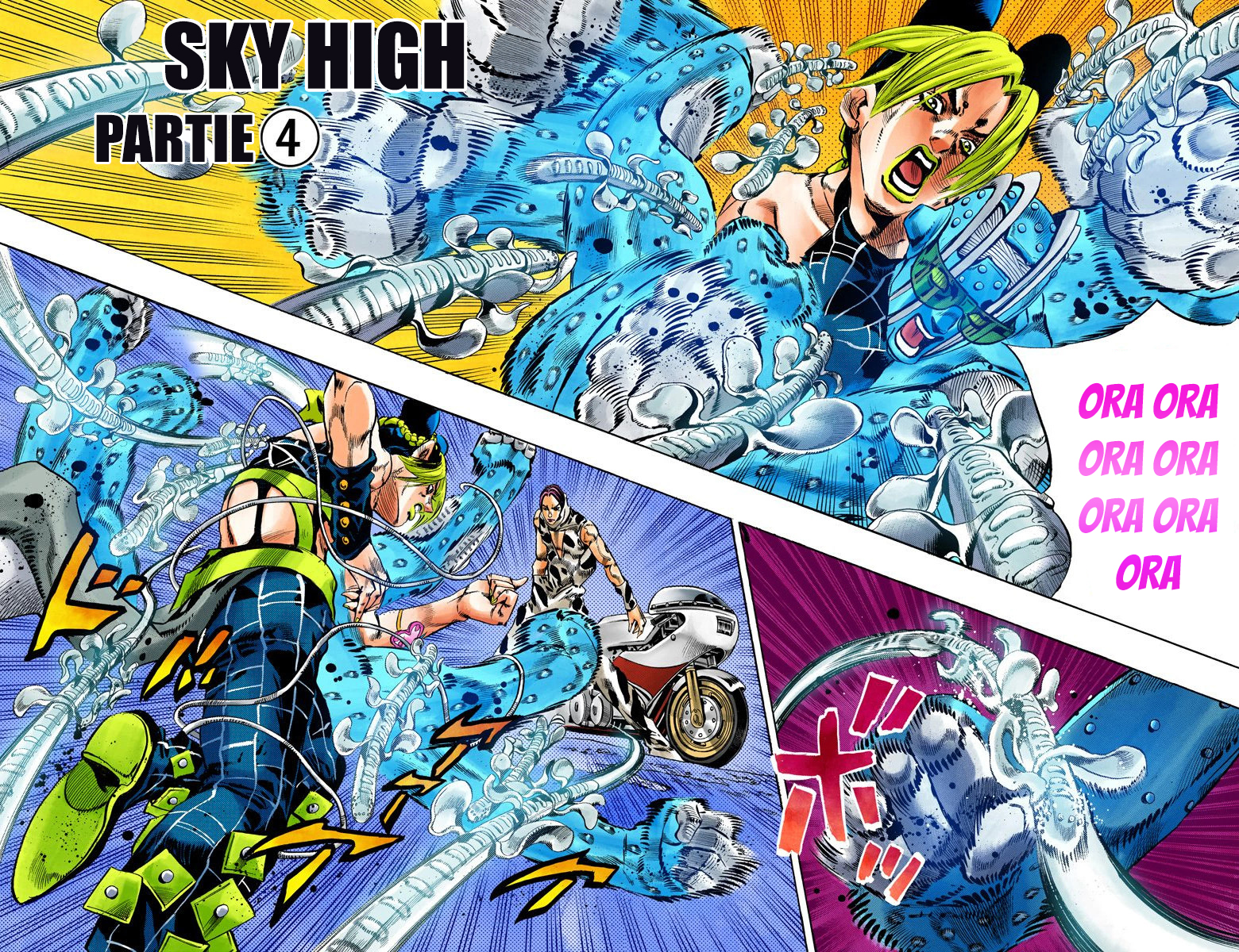 Read JoJo's Bizarre Adventure Part 6 Stone Ocean Official Colored FR Manga Online