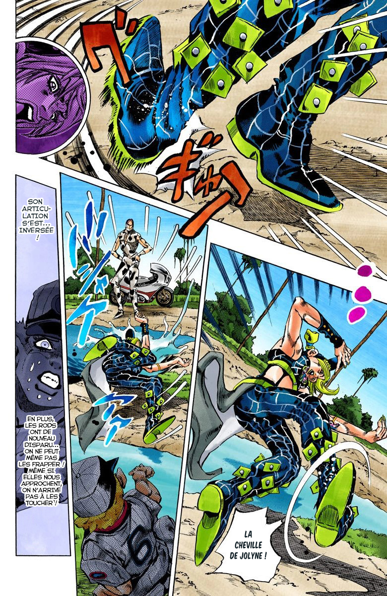 Read JoJo's Bizarre Adventure Part 6 Stone Ocean Official Colored FR Manga Online