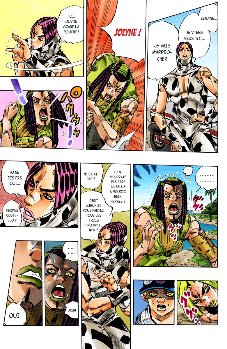 Read JoJo's Bizarre Adventure Part 6 Stone Ocean Official Colored FR Manga Online