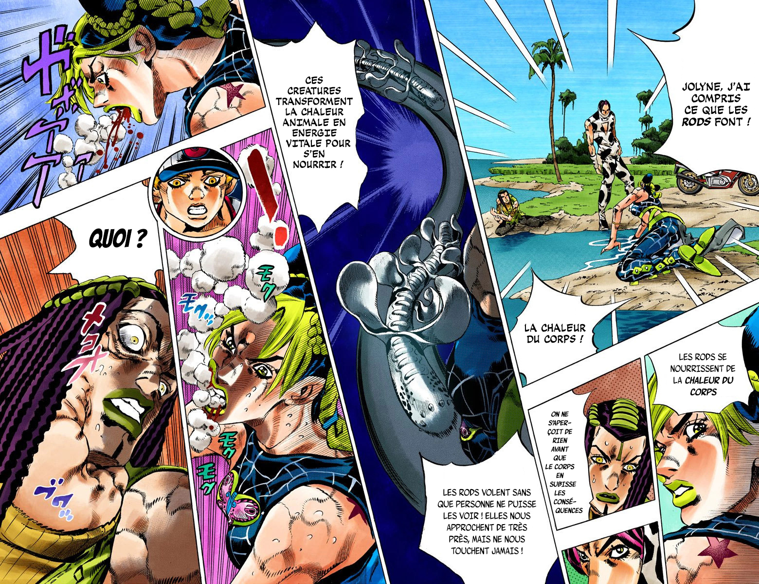 Read JoJo's Bizarre Adventure Part 6 Stone Ocean Official Colored FR Manga Online