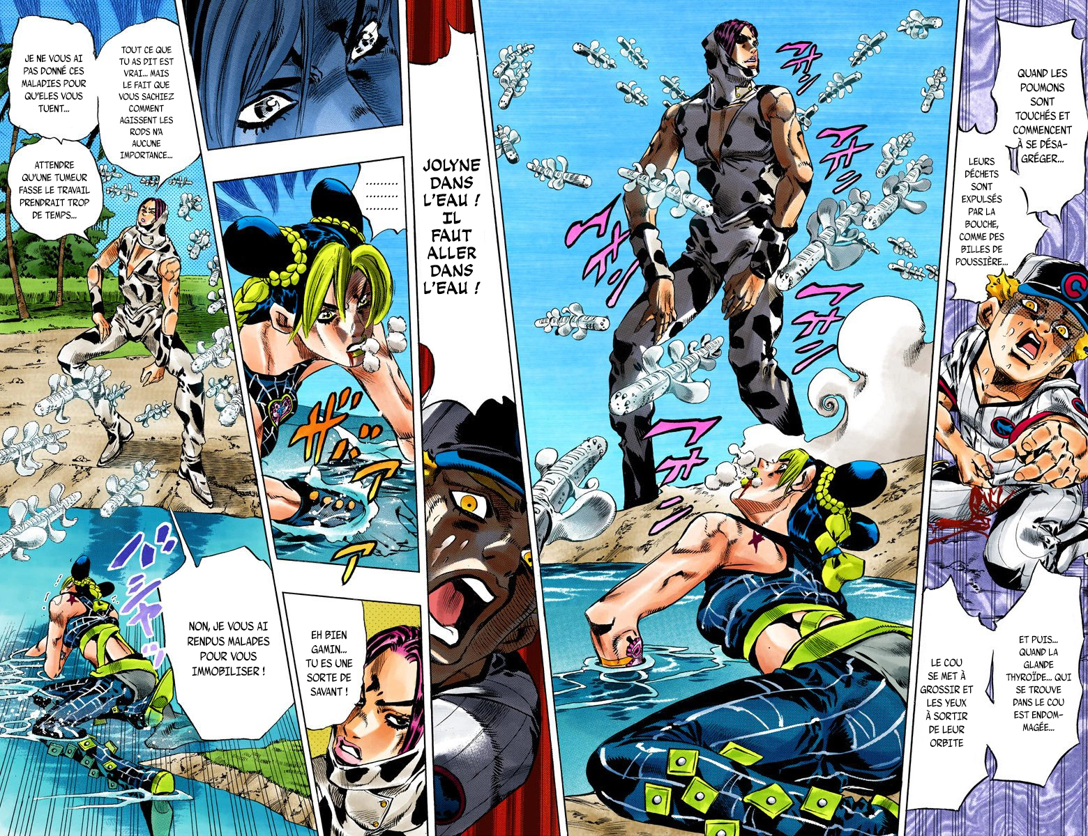 Read JoJo's Bizarre Adventure Part 6 Stone Ocean Official Colored FR Manga Online