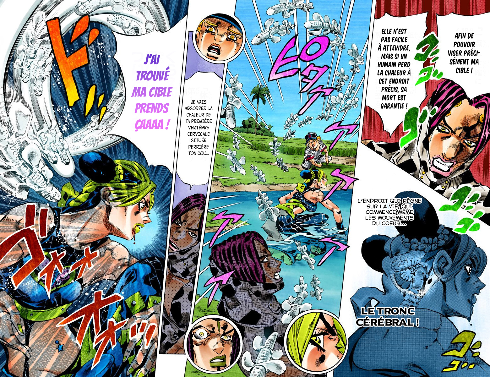 Read JoJo's Bizarre Adventure Part 6 Stone Ocean Official Colored FR Manga Online