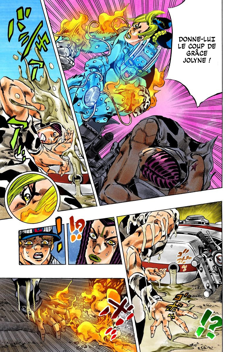 Read JoJo's Bizarre Adventure Part 6 Stone Ocean Official Colored FR Manga Online