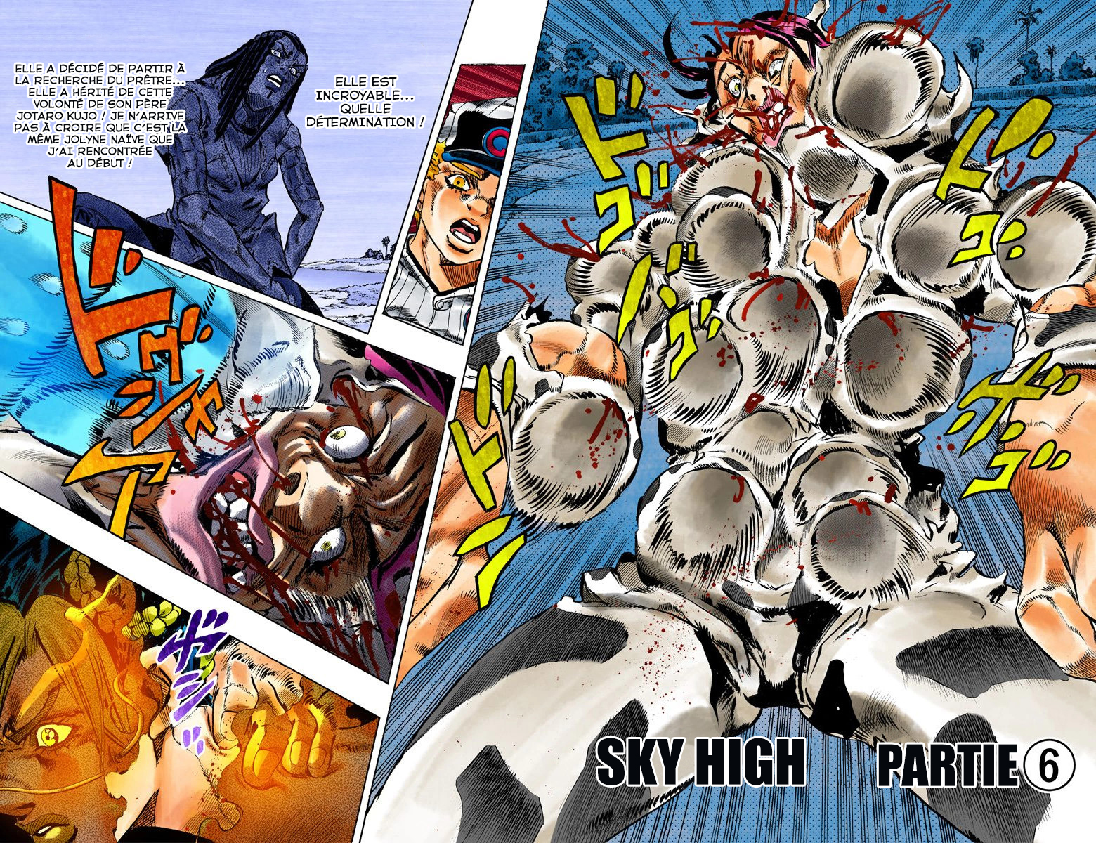 Read JoJo's Bizarre Adventure Part 6 Stone Ocean Official Colored FR Manga Online