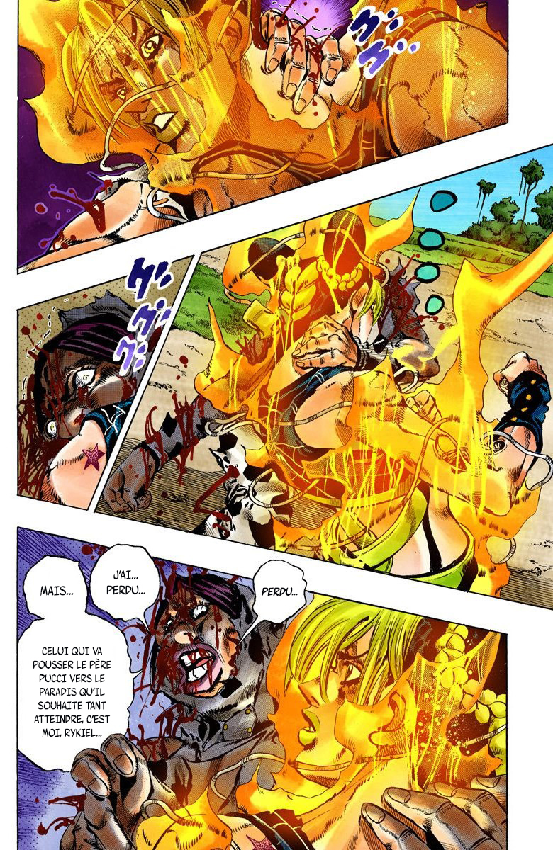 Read JoJo's Bizarre Adventure Part 6 Stone Ocean Official Colored FR Manga Online
