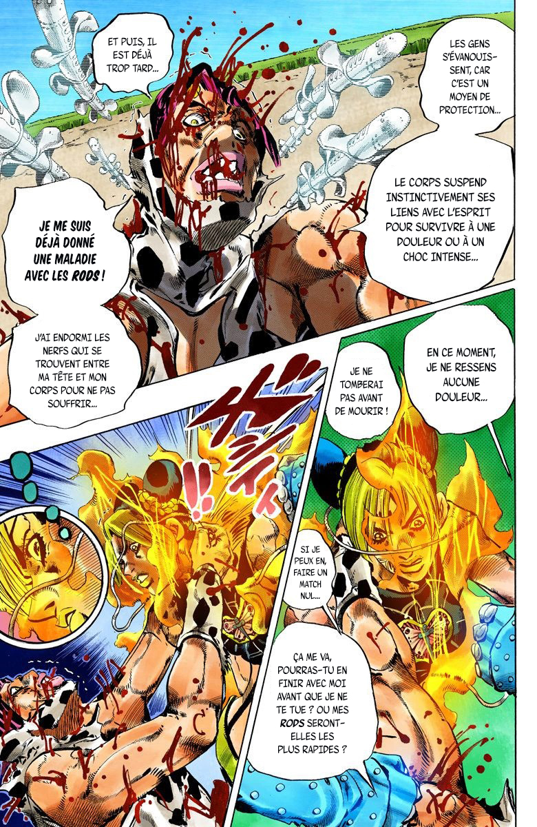 Read JoJo's Bizarre Adventure Part 6 Stone Ocean Official Colored FR Manga Online